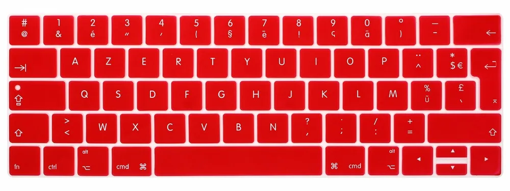 Clavier AZERTY раскладка силиконовая клавиатура чехол для нового Macbook Pro 13 15 с сенсорной панелью A1706 A1707 A1989 A1990 защита кожи