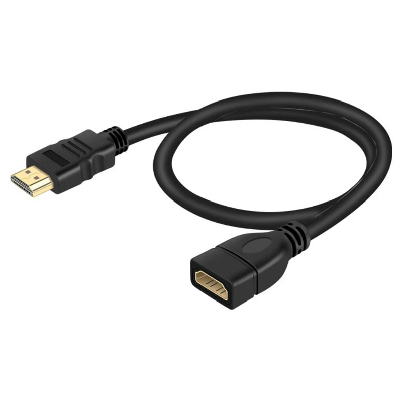50cm HDMI 2.0 extension cable 4K HDMI 2.0V male to female extender for