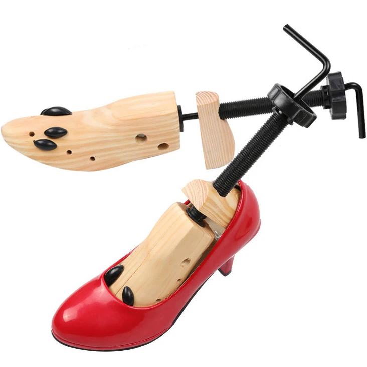 

Men/Women Wood Shoe Rack European Style Retro Adjustable Unisex Shoe Stretcher Storage Enlarged Shaped Shoe Display Rack Holder