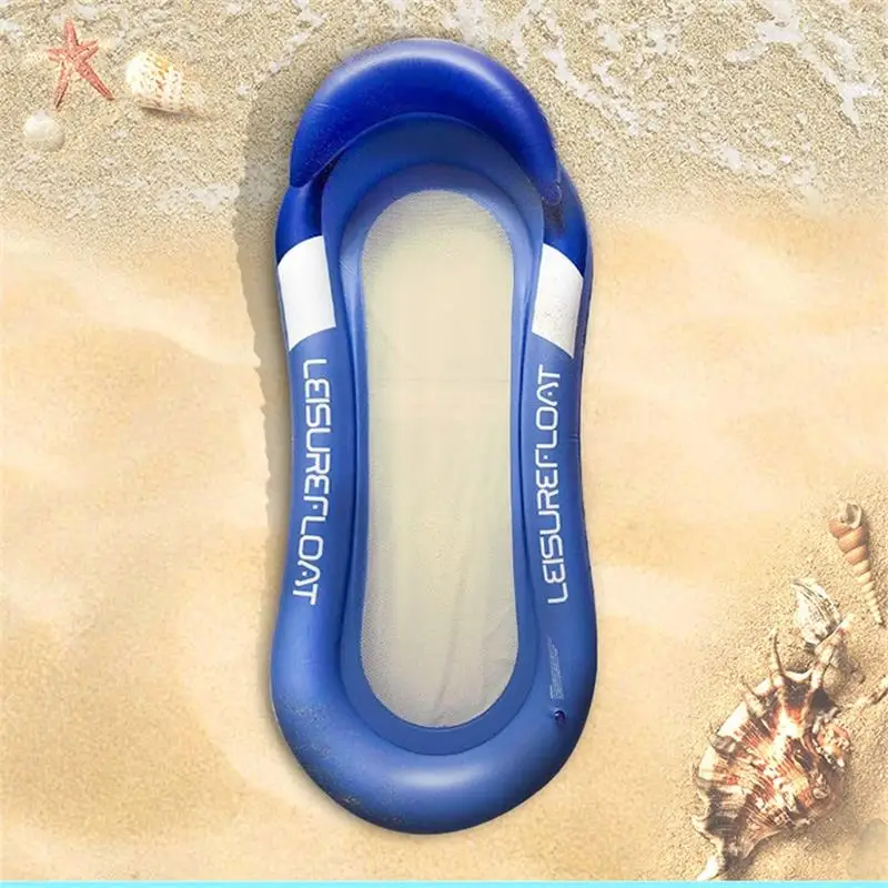 160 см открытый пляжный бассейн надувной для плавания кресло для отдыха взрослый гигантский бассейн поплавок Интерактивная веселая летняя вода Праздничная игрушка - Цвет: Темно-синий