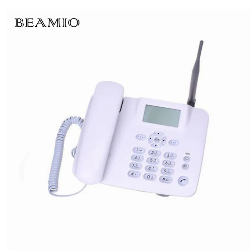 GSM 850/900/1800/1900 МГц фиксированный беспроводной телефон с FM поддержкой для дома|fixed