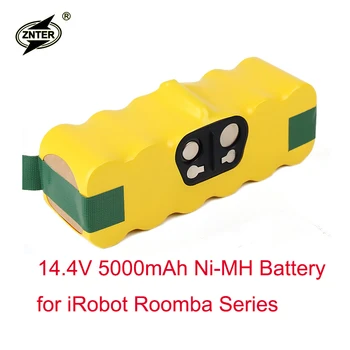 

ZNTER 14.4V 5000mAh Ni-MH Rechargeable Battery for Irobot Roomba 500 510 530 531 535 540 545 550 560 562 570 580 581 600 780