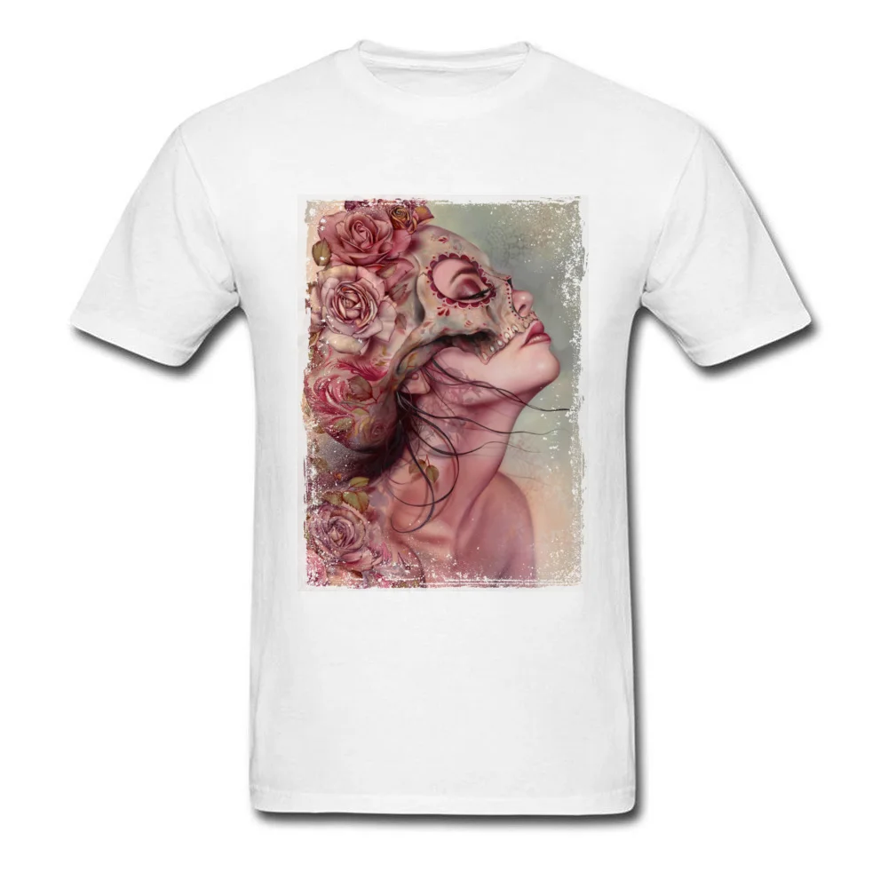 Summer AfterDeath Tshirts Retro Fall Short Sleeve O-Neck Tops & Tees 100% Cotton Male Casual Tops & Tees Top Quality AfterDeath white