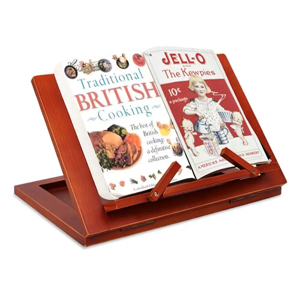 

Wooden Reading Stand Book Holder Laptops Tablet Menu Convenient Available