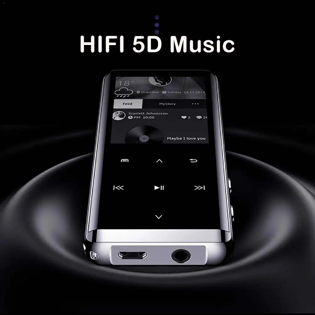 M13 OTG mp3 плеер диктофон 1 8 &quotOLED сенсорный экран портативный Hi Fi 5D ГБ/16 ГБ с/без Bluetooth