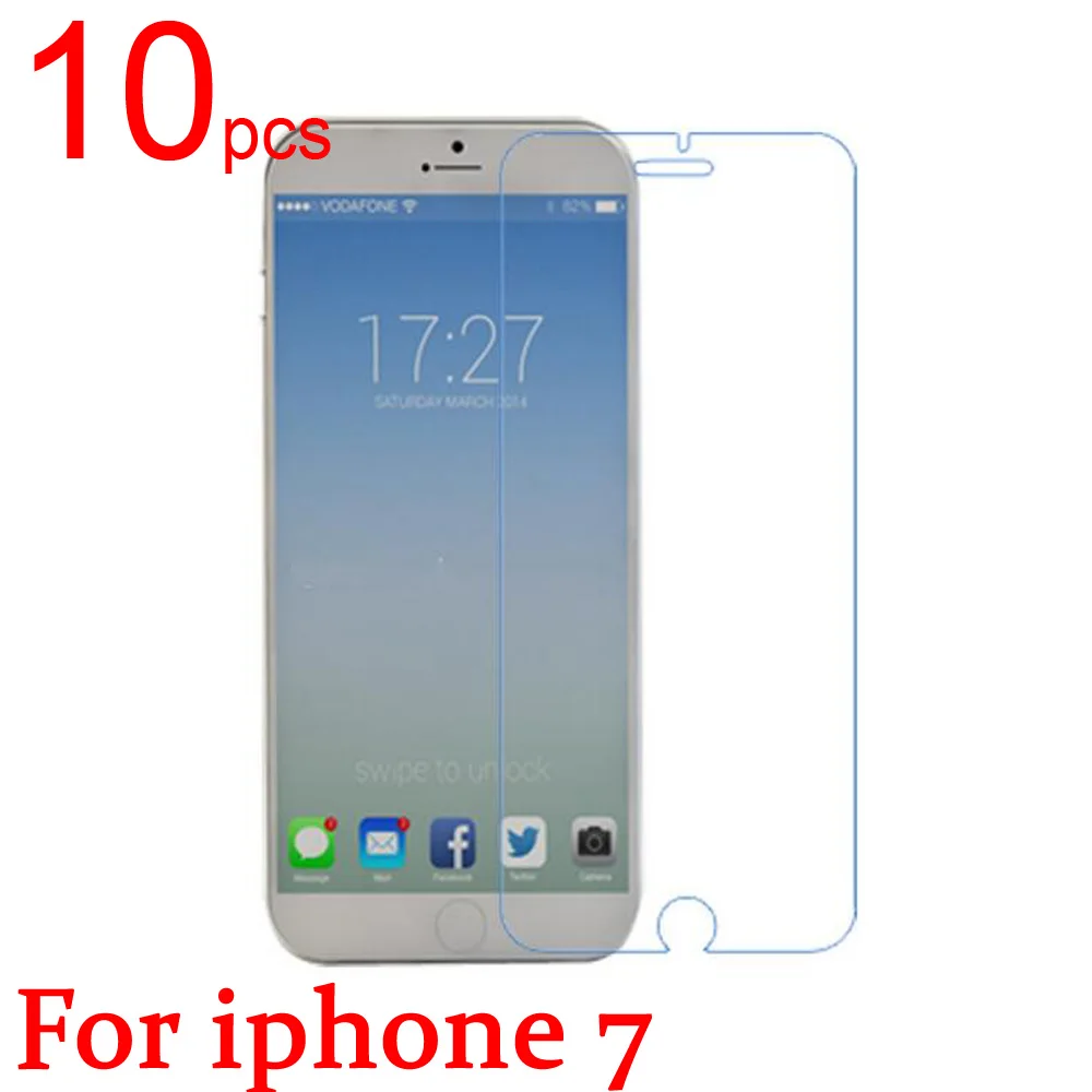 

10pcs Ultra Clear Glossy/Matte/Nano Anti-Explosion LCD Screen Protector Cover Film for Iphone 6 6S 7 Plus Protective Film +Cloth