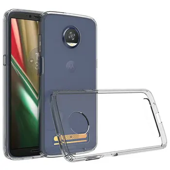 

30pcs/lot For Motorola Moto E4 E5 Plus Z3 Z2 Play Anti-Knock Cover Crystal Clear Acrylic Hard Case For Moto X4 X5 Z2 Force