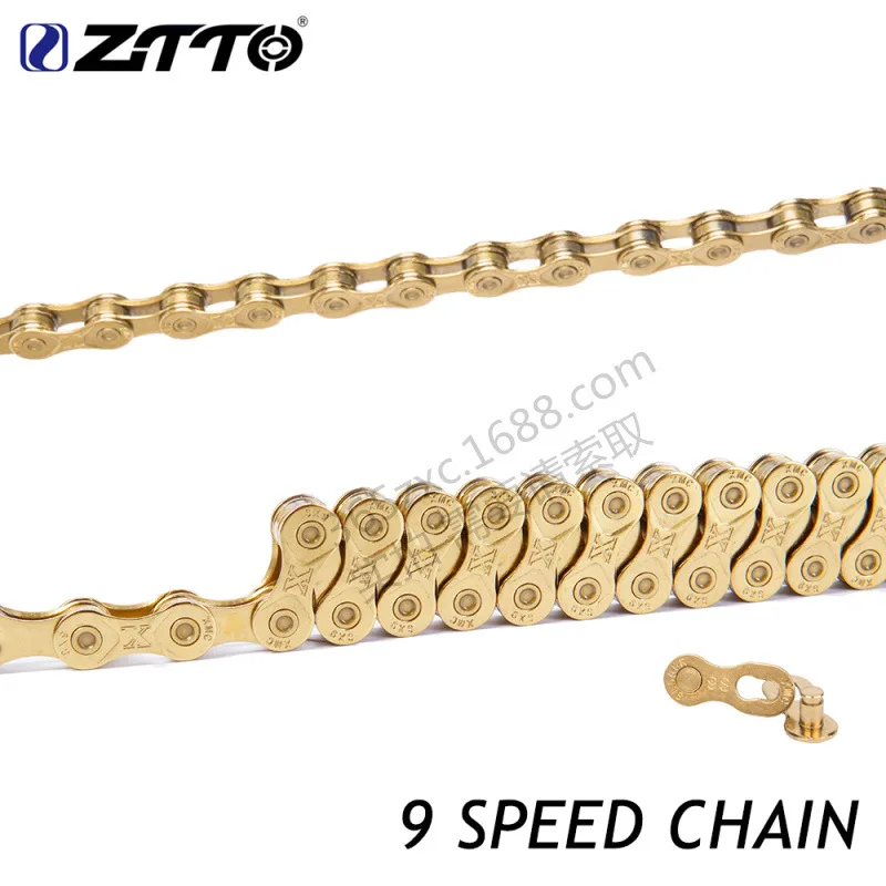

Bick ZTTO / chasing mountain bike chain 9 speed chain road 27 speed bicycle gold chain factory direct sales
