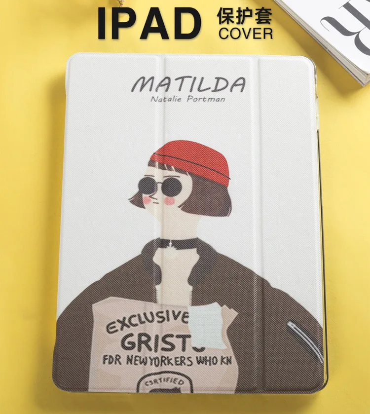 

Ultra slim Fashion style Smart Case Cover For iPad Air 1/2 New iPad 2017 Smart Cover For iPad 234 iPad mini Auto Wake Up/Sleep