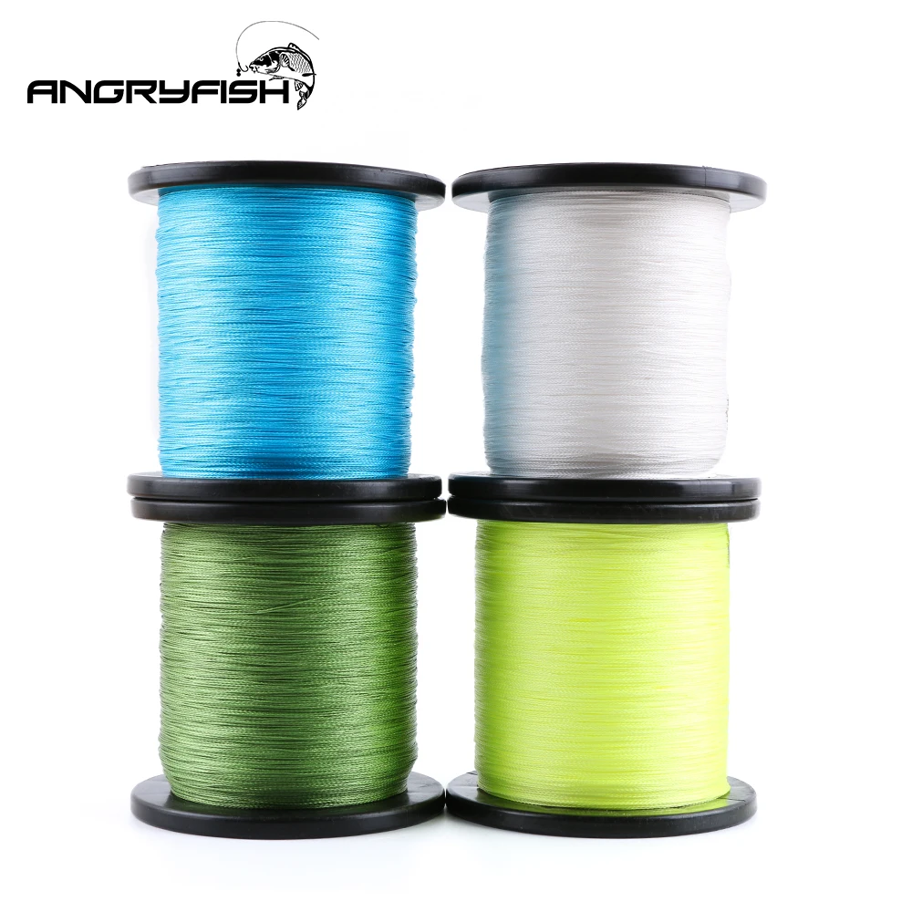 Angryfish 4X 1000M Braided Fishing Line Super PE Line Strong Strength 12LB-80LB 5