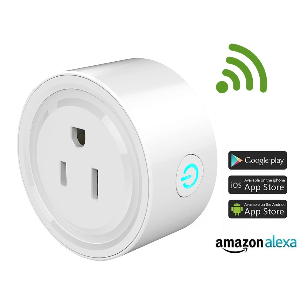 WIFI Smart Plug Wireless Control US Type Charger Plug Portable 2.4G