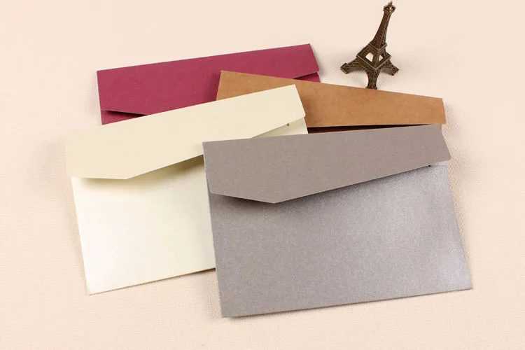 20 шт./лот конверты из крафт-бумаги, содержащие Простые ретро индивидуальные Угловые конверты для открыток, получения приглашений 170*120 мм
