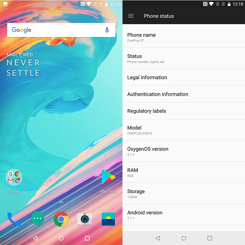 Оригинальный Oneplus 5T Мобильный телефон 6 Гб 64 Snapdragon 835 Восьмиядерный 01 дюймов