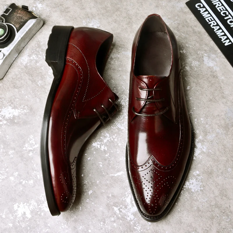 Cuir Chaussures En D'affaires Pointu Dentelle wine up Hommes Oxford Formelle Causal Bout Classique Homme Respirant Black Robe q1dIWnUBwB