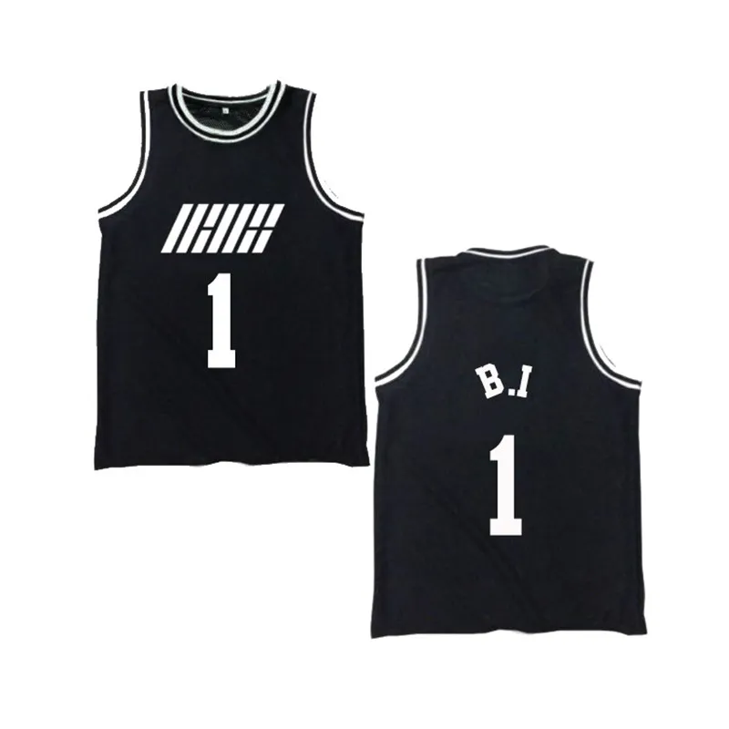 K Pop KPOP IKON BI BOBBY Album Shirts K-POP Повседневный хлопковый жилет футболка топы без рукавов