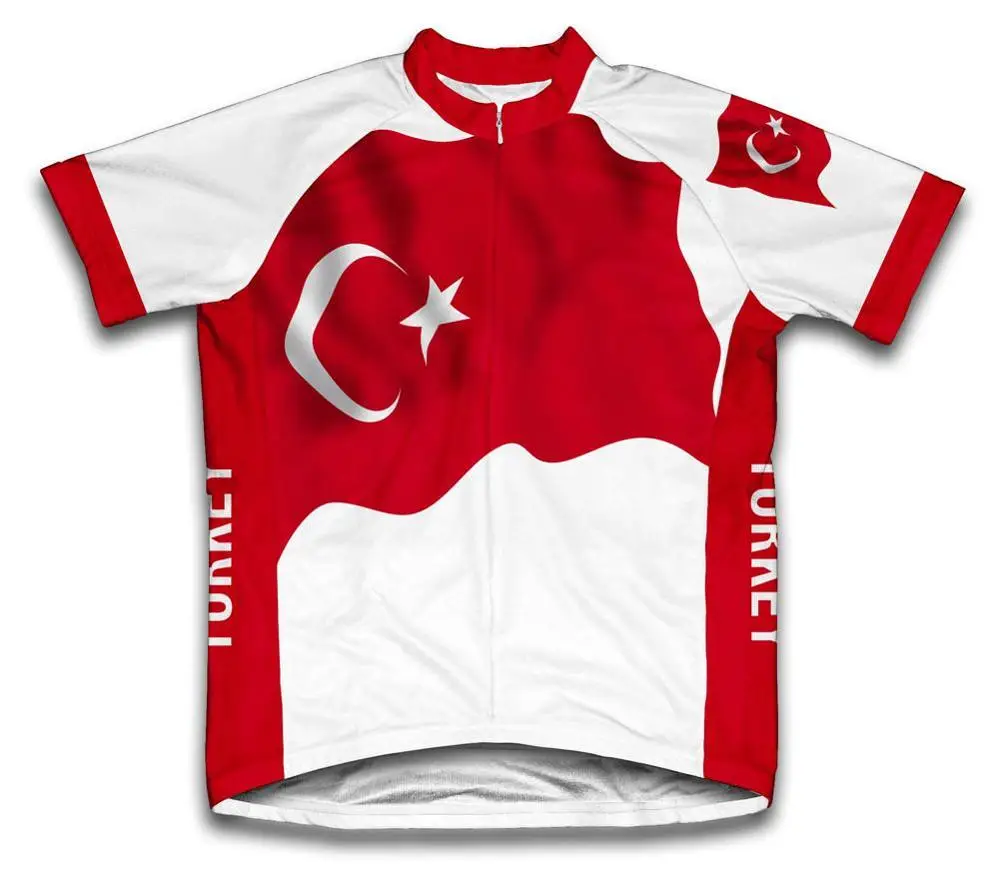 Turkey Быстросохнущая велосипедная Джерси с коротким рукавом гоночная велосипедная одежда Maillot Ropa Ciclismo велосипед Джерси велосипедная одежда - Цвет: Turkey