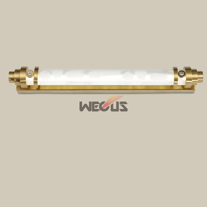 البرونزية الأميركي مرآة العلوي الحمام مرآة مصباح أوروبا نمط الغرور أضواء 48 سنتيمتر 10 واط 110/220 فولت