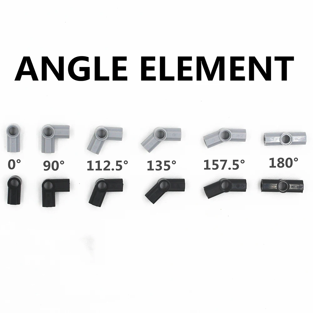 Building Blocks MOC Technic Parts 20pcs ANGLE ELEMENT compatible with lego for kids boys toy