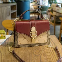 Женские кожаные сумки новые от знаменитого люксового бренда дизайнерские контрастные цвета модные женские сумки через плечо кошельки Bolsas