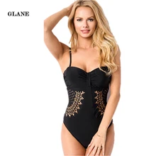 Женское бикини, новинка, сексуальный цельный купальник, с вырезом, купальник, пляжная одежда, монокини, купальник для женщин