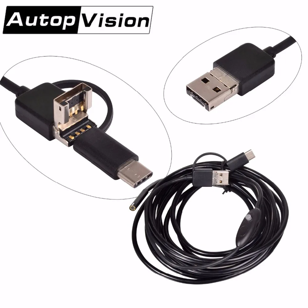 8mm-Lens-3-IN1-USB-Android-Type-C-Endoscope-Camera-3-5M-Snake-Tube-Pipe-Inspection
