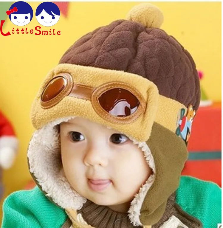 baby winter hats child hat plus velvet baby hat autumn and