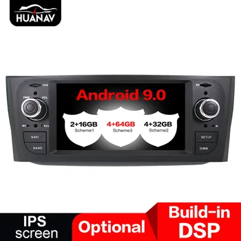 

DSP Android 9.0 DVD Car radio player GPS navigation For FIAT Punto 2005-2009 Linea 2007-2011 head unit auto radio multimedia 64G