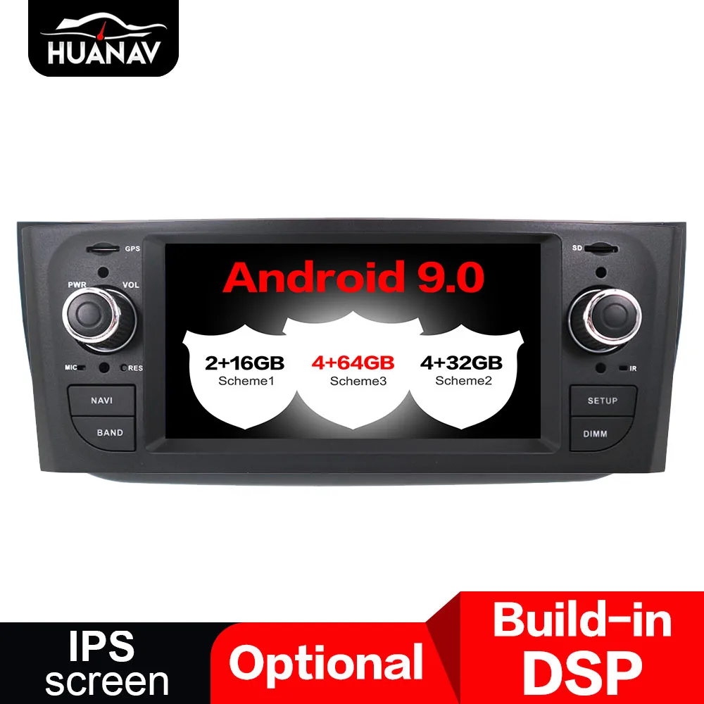 Автомагнитола с GPS навигацией для FIAT Punto 2005 2009 Linea 2007 2011 головное устройство