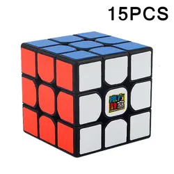 15 шт. MoYu черный MF3RS конкурс магический куб скорость Professional Puzzle cube Развивающие игрушки для детей Подарки