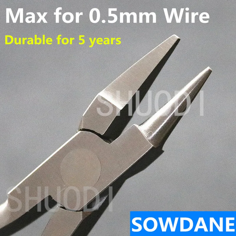 

Dental Orthodontic Bird Beak Plier 12cm, Light wire bending Forming CE,