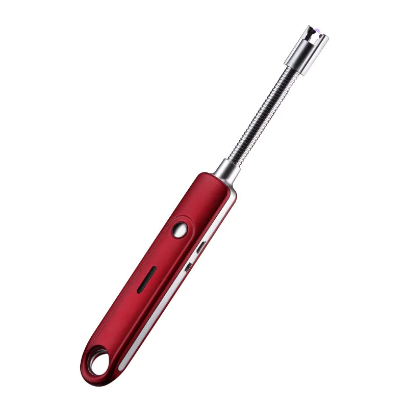

New Display with Safety Switch Charging BBQ USB Charging Electric Plasma Arc Lighter with Gift Box Smoking Maker Drop Shipping