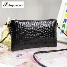Fashion Bag Women PU Leahter Stone Small Mini Messenger Bags 2017 High Quality Women Cell Phone Bags Female Zipper Shoulder Bags