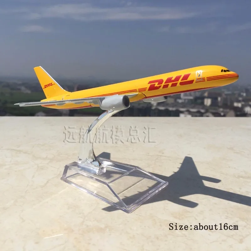 Детские игрушечные модели самолетов 1:400 весы Boeing 757-200 B757 DHL экспресс- модель самолета для фанатов детские подарки игрушки