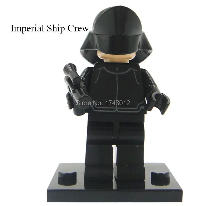 30Pcs Star Wars The Force Awakens TIE Fighter Crew Chewbacca Han Solo Bricks Building Blocks Collection Toys for children XH 201 | Игрушки и