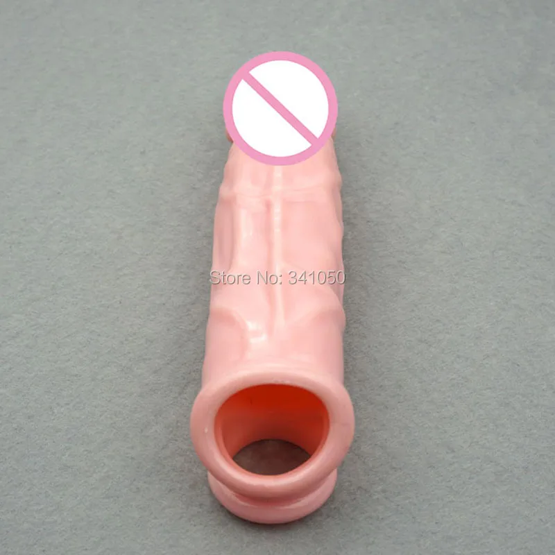 Sex Toys for Men Big Male Penis Sleeve Extender Pumps & Enlargers Condom Delay Ejaculation Sex Adult Products 2