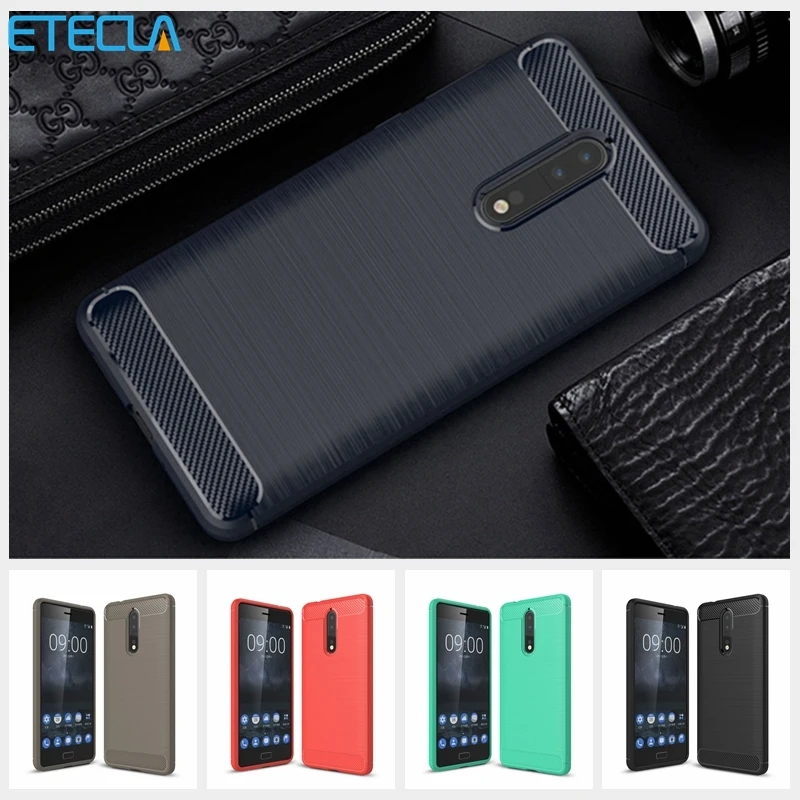 

For Nokia 8 Case Nokia 8 Cover On For Nokia8 Premium Original Silicone Mix Hybrid Protective Soft Shell