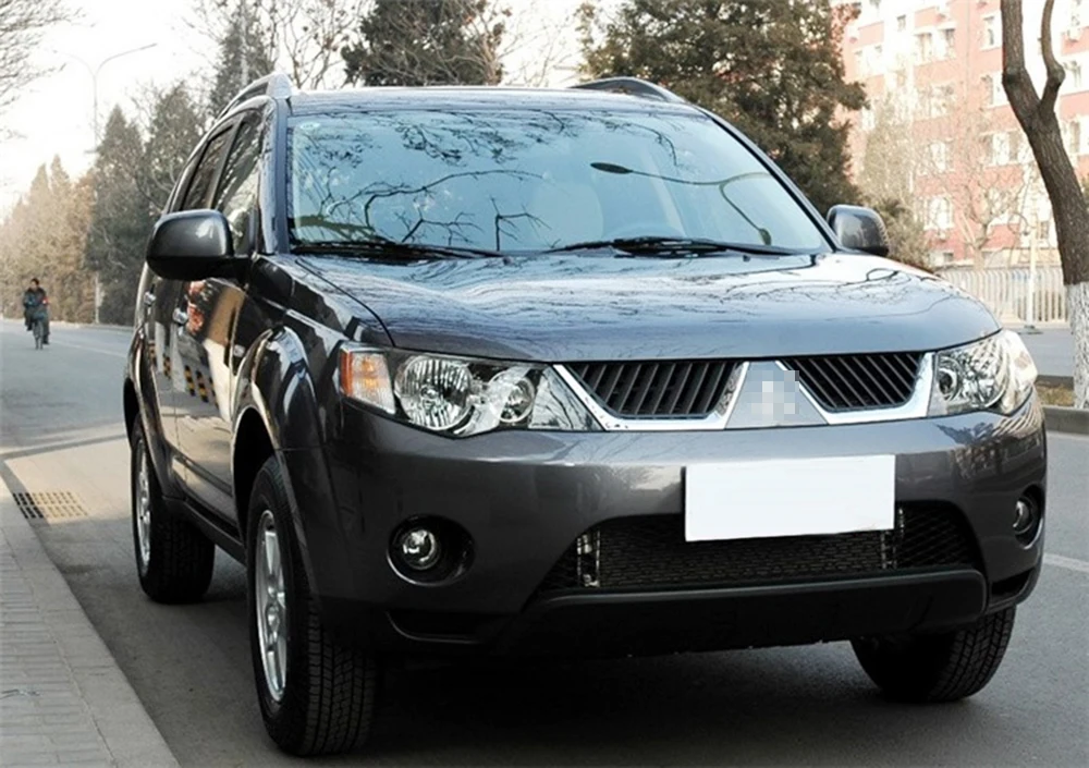 Для Mitsubishi Outlander EX 2007 2008 2009 прозрачная Автомобильная фара с прозрачными линзами