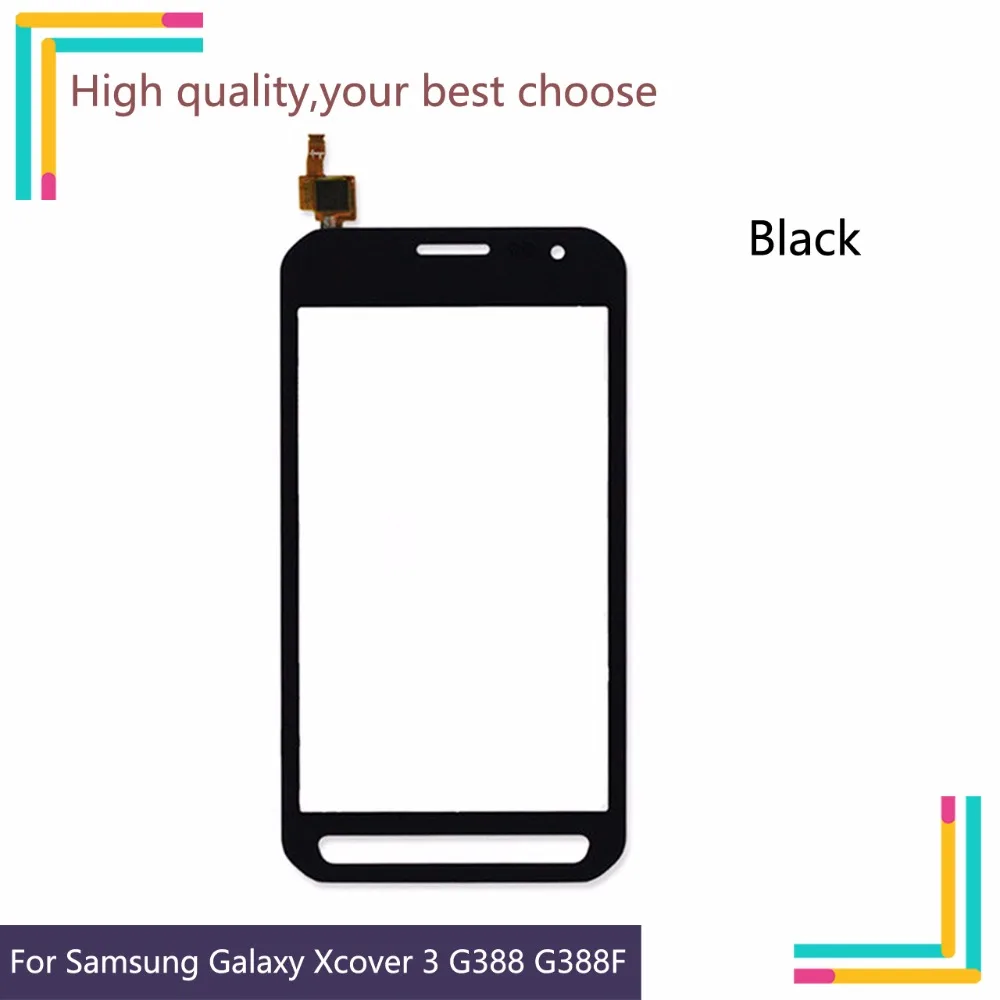 10 шт./Лот Новый G388 сенсорный экран для Samsung Galaxy Xcover 3 G388F дигитайзер стеклянная