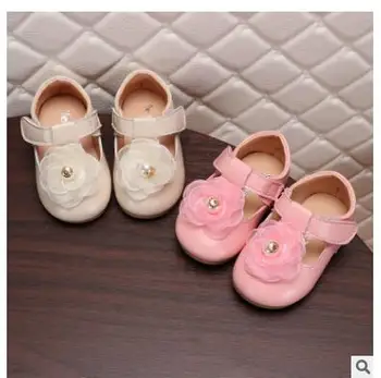 

Spring baby shoes antiskid goosegrass bottom toddler single female single shoes' shoes 0-2 years old baby shoes
