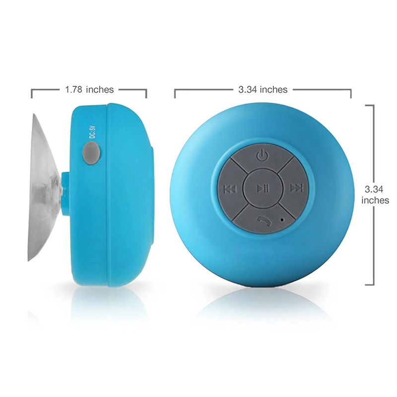 Портативный Мини Bluetooth динамик свободные руки водонепроницаемые беспроводные динамики для ванной комнаты Душ сабвуфер музыкальный громко... Портативный Мини Bluetooth динамик свободные руки водонепроницаемые беспроводные динамики для ванной комнаты Душ сабвуфер музыкальный громко...