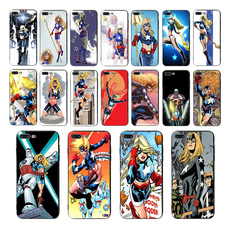 

Soft silicone DC Stargirl Justice Society of America phone case for iphone 7 8 6s 6 plus x xs xr xsmax 5 5s se TPU cover shell