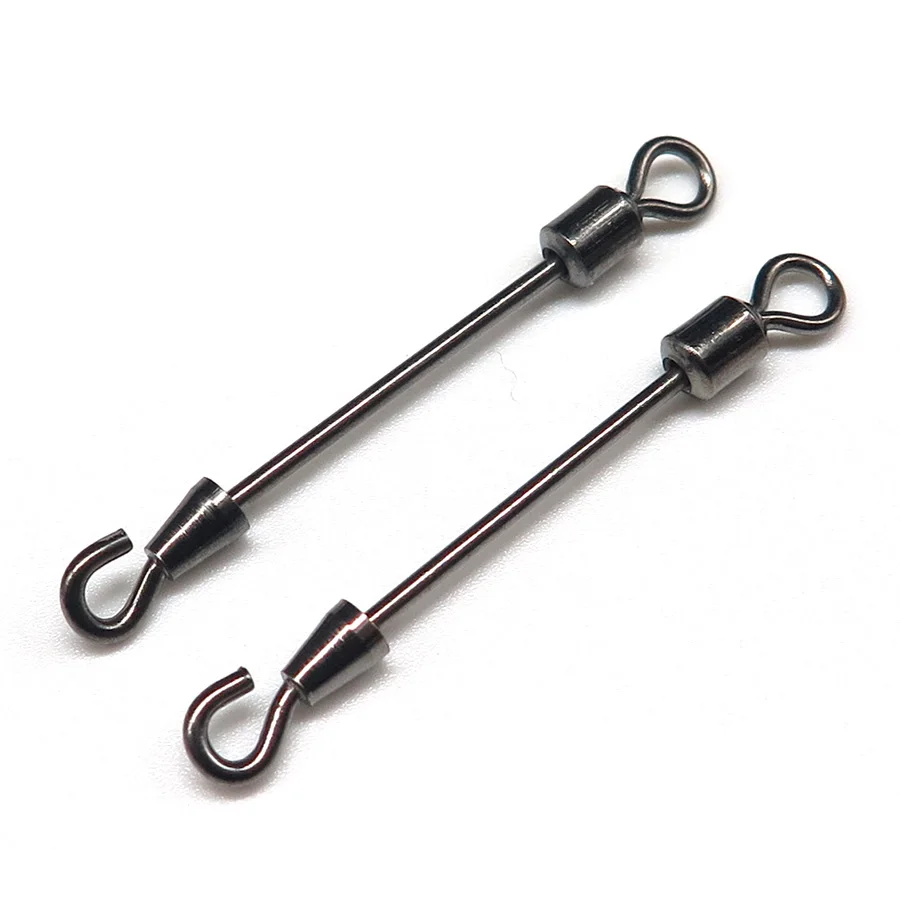 Minfishing 100pcs fishing swivel metal lead sheath tube with open