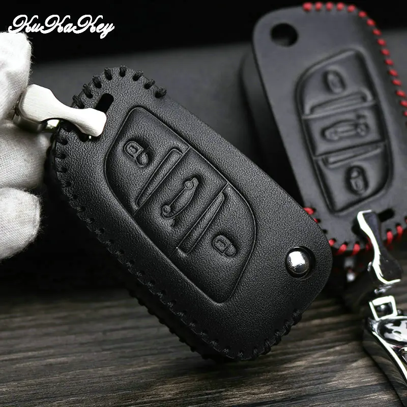 Kukakey Пояса из натуральной кожи для Citroen C2 C4L c5 c6 C8 Xsara Picasso Дело брелок Интимные
