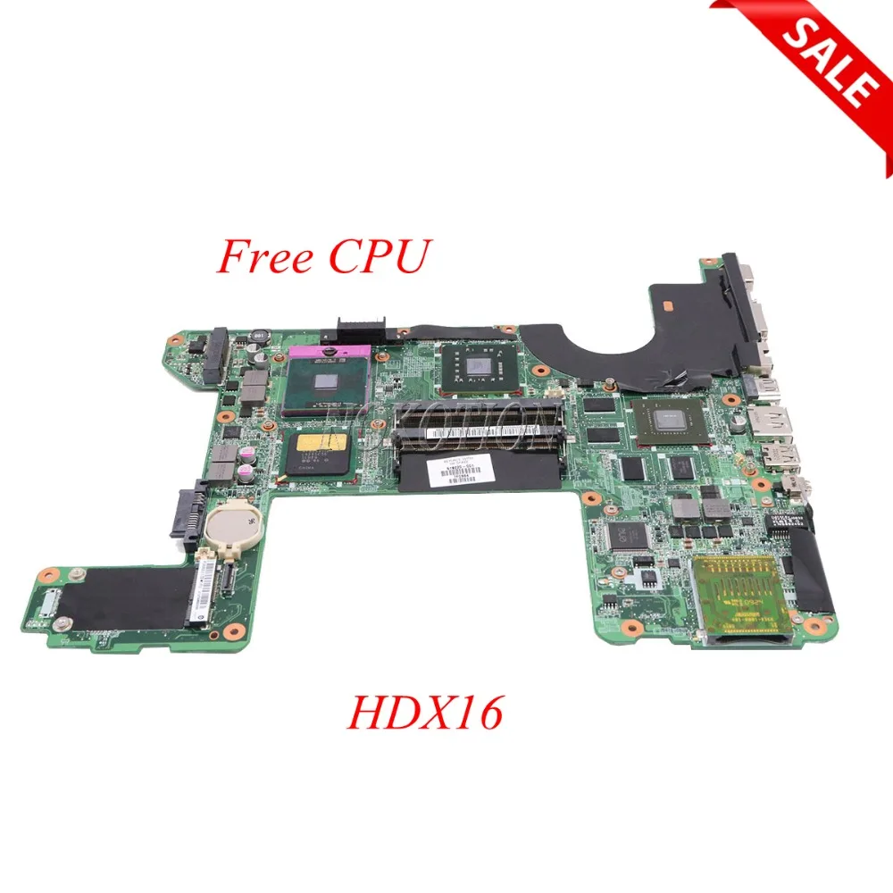 

NOKOTION 496460-001 519220-001 Laptop Motherboard For HP HDX16 DA0UT6MB8F0 PM45 DDR2 GT130M MAIN BOARD Free CPU