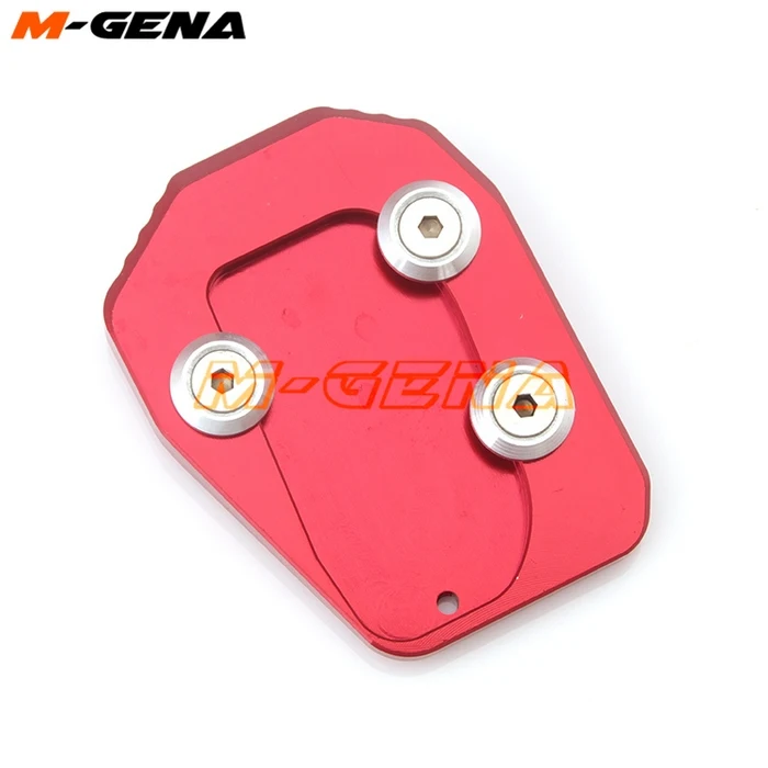 Мотоцикл подставка для ног подножка сбоку расширение площадку Поддержка плиты увеличитель для MT09 MT-09 XSR900 TRACER 900 Спорт 2013 - Цвет: Красный