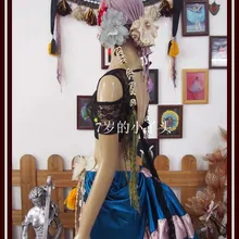 Кружевной топ для танца живота Ats, племенной Топ для танца живота, кружевной топ с коротким рукавом choli, топ DQ56-74