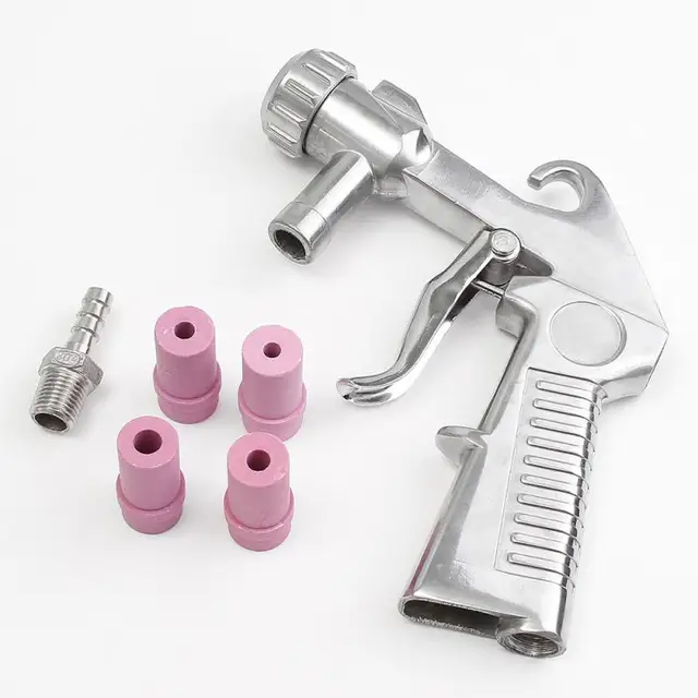 NEW Siphon Feed Blast Gun Set Multi purpose Sand Blasting