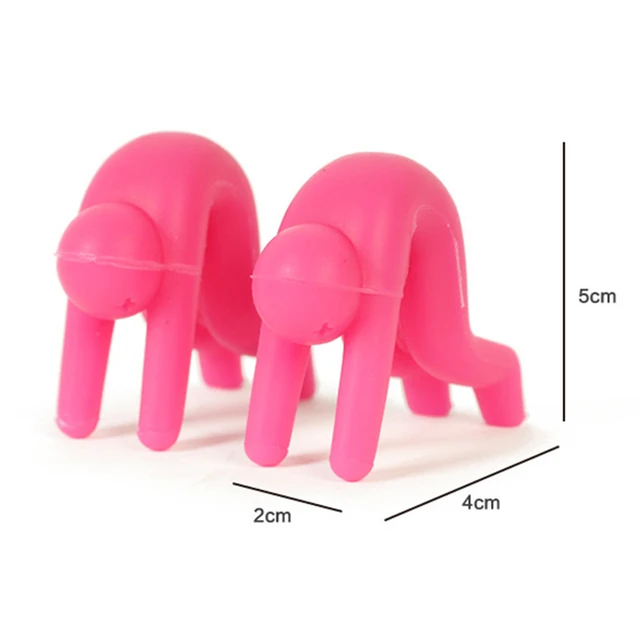 Silicone Pot Lid Holders Pair 6
