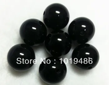 

Black color Large 20MM105pcs/lot Chunky acrylic Gumball Bubblegum Solid Beads,Colorful Chunky Beads for NecklaceJewelry