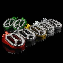 CNC Pé Pegs Pedais Repousa Para Kawasaki MX KX250 KX250F KX450F KLX450 Para Suzuki RMZ250 RM250